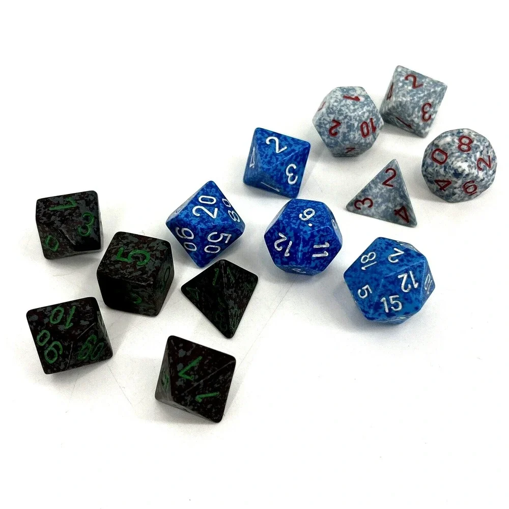 Lot Of OOP Chessex Elemental Air Earth‎ Water 25310 25300 25306 RPG D&D